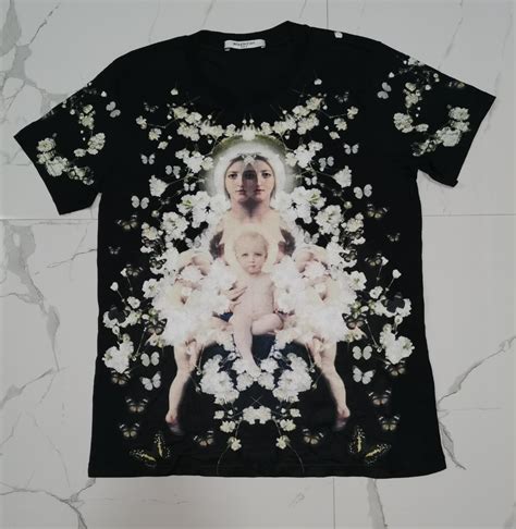 virgin mary givenchy shirt|Givenchy Virgin Mary Print T.